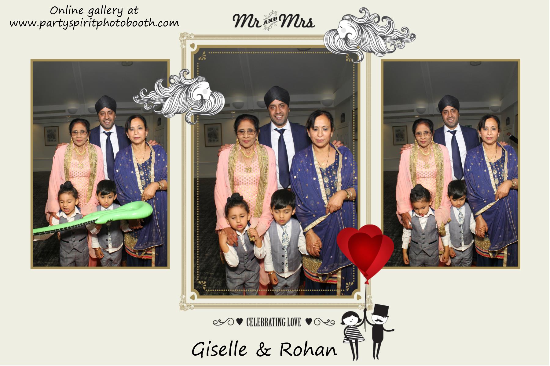 Giselle and Rohan's Wedding | View more photos from the event at gallery.partyspiritphotobooth.com/u/PartySpiritPhotoBooth/Giselle-and-Rohans-Wedding